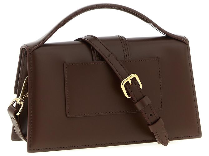 Jacquemus Borsa in pelle di vitello marrone - vista 2