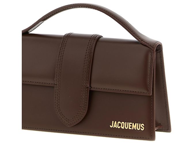 Jacquemus Borsa in pelle di vitello marrone - vista 3