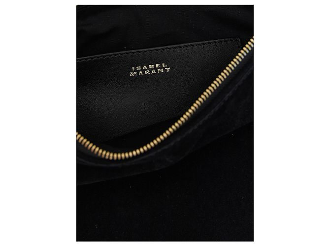 Isabel Marant Borsa in pelle di vitello nera - vista 4