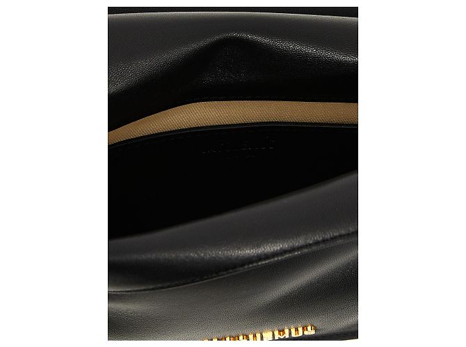 Jacquemus Clutch in pelle di agnello nera - vista 4