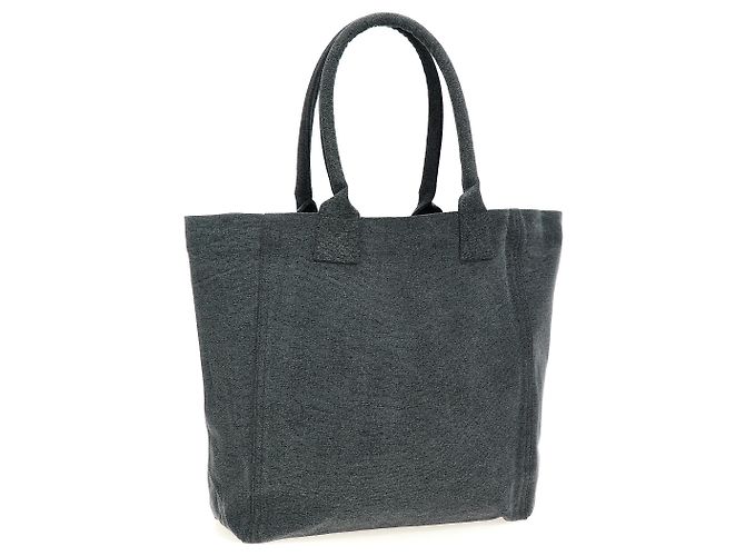 Isabel Marant Borsa Tote in cotone nera - vista 2