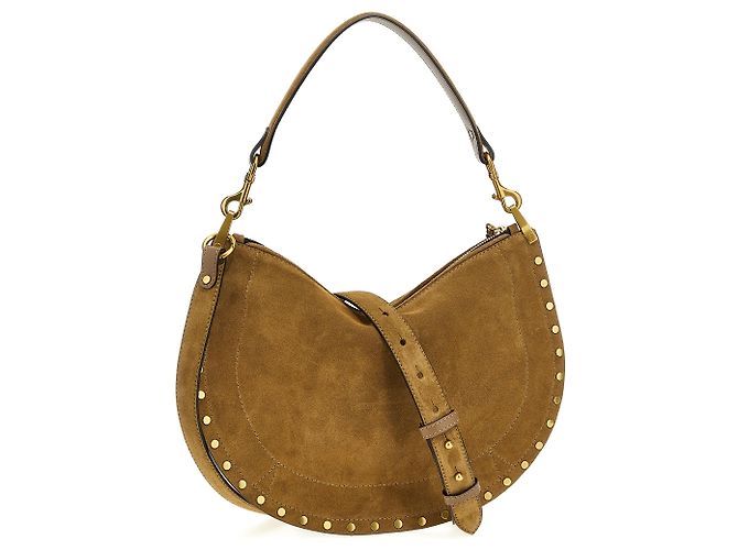 Isabel Marant Borsa a tracolla in pelle di capra marrone - vista 2