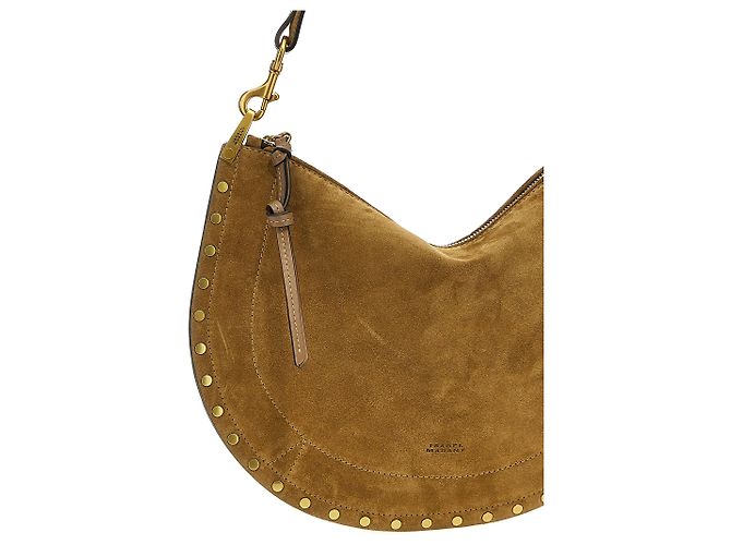 Isabel Marant Borsa a tracolla in pelle di capra marrone - vista 3