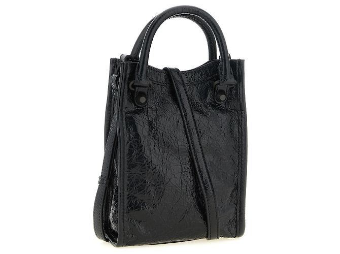Balenciaga Accessoires aus schwarzem Lammleder - Ansicht 2