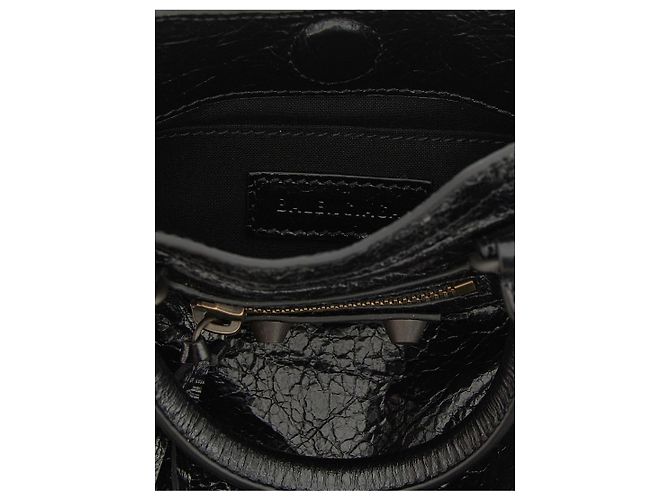 Balenciaga Accessoires aus schwarzem Lammleder - Ansicht 4