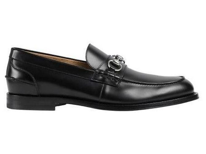 Mocassini Gucci Horsebit in pelle nera - vista 4