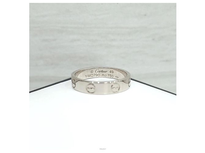 Cartier Love Band Ring Weißgold Small - Ansicht 4