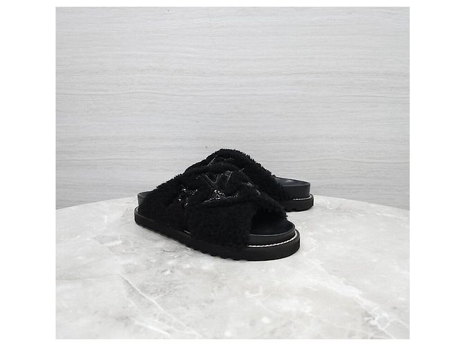 Louis Vuitton Mule Comfort Flat Paseo in Shearling - vista 3