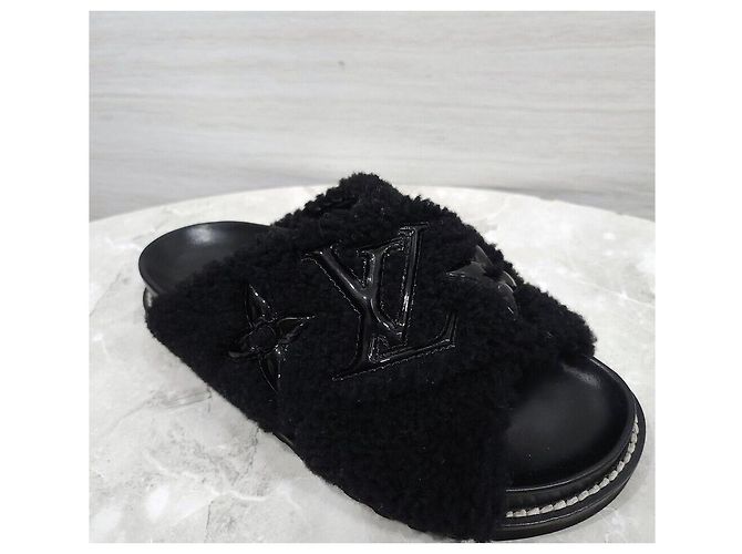 Louis Vuitton Mule Comfort Flat Paseo in Shearling - vista 6