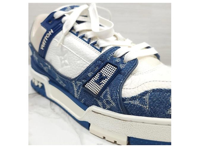 Louis Vuitton Sneakers Denim Trainer - vista 5