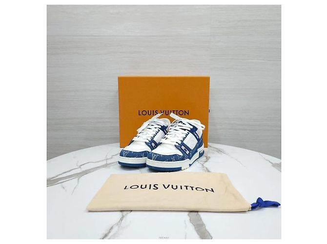 Louis Vuitton Sneakers Denim Trainer - vista 7