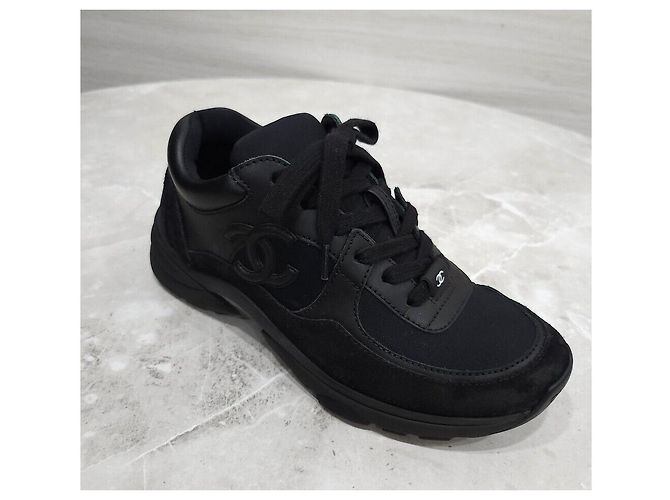 Chanel Sneakers Cruise Logo CC Nere - vista 6