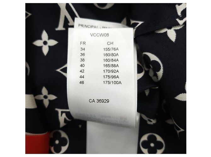 Louis Vuitton Blusa camicia in seta monogram - vista 6