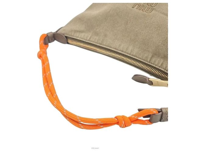 Miu Miu Pouch Spirit Gabardin - vista 3