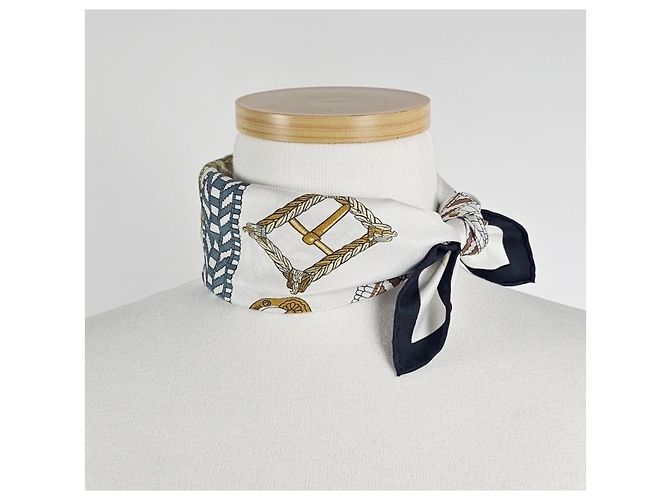 Hermès Sciarpa in seta da donna Tsar's Borders and Ribbons - vista 13