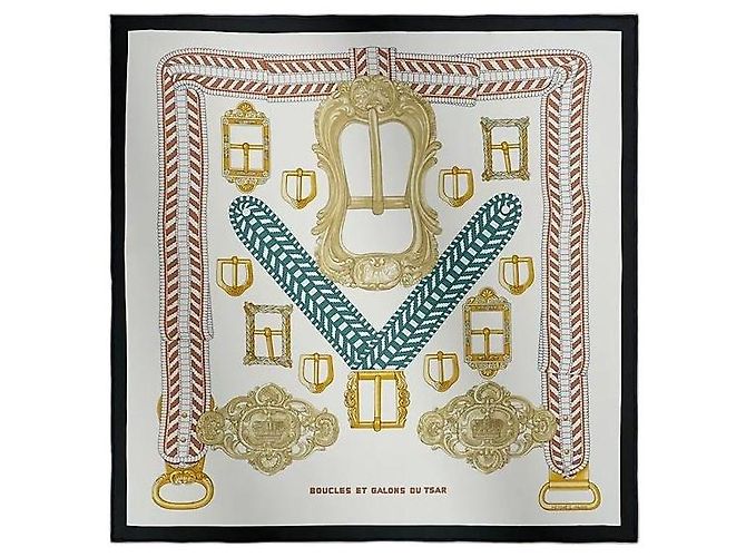 Hermès Sciarpa in seta da donna Tsar's Borders and Ribbons - vista 2