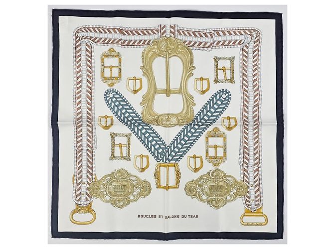 Hermès Sciarpa in seta da donna Tsar's Borders and Ribbons - vista 5