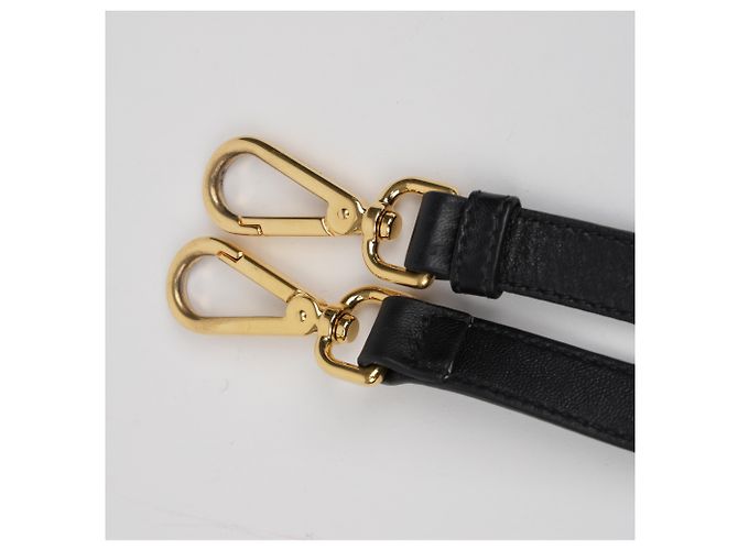Tote Prada Borsa a spalla e mano Gofre Black Gold Hardware - vista 15