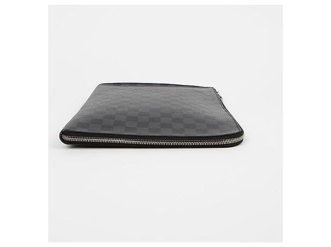 Louis Vuitton Pochette Jour GM Damier Graphite Clutch - vista 4