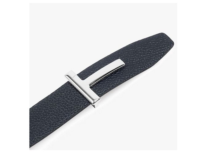 Tom Ford Reversible Belt with Silver Logo Buckle - view 6