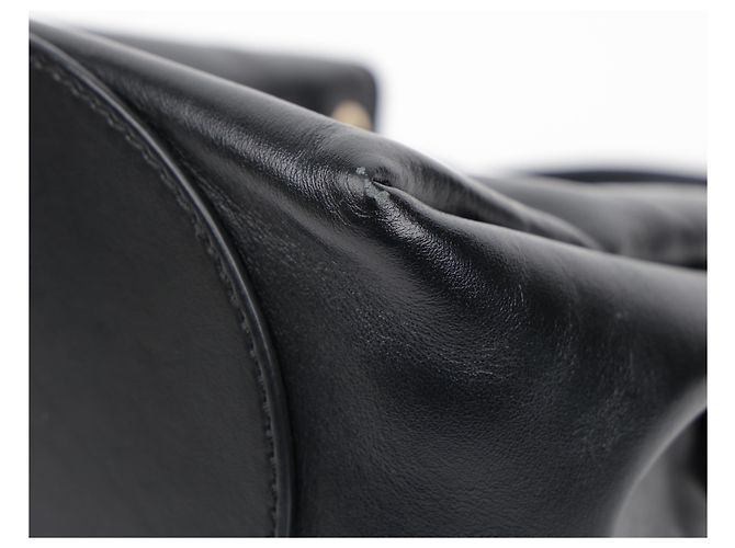 Burberry Borsa a Secchiello Peony Monogram Nera - vista 11