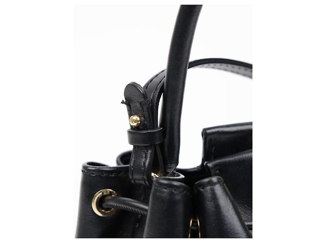 Burberry Borsa a Secchiello Peony Monogram Nera - vista 12