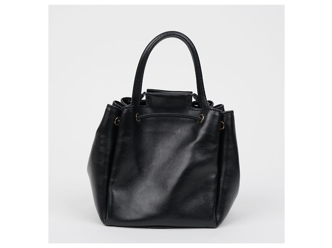 Burberry Borsa a Secchiello Peony Monogram Nera - vista 4