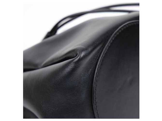 Burberry Borsa a Secchiello Peony Monogram Nera - vista 8