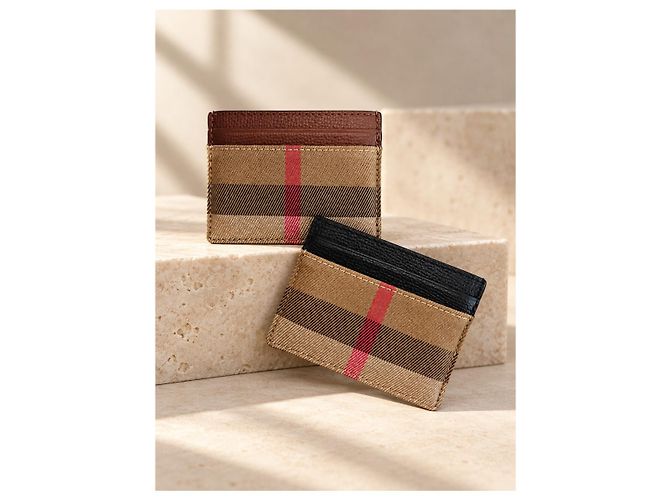 Burberry Tarjetero House Check - vista 5