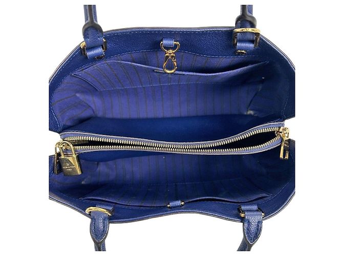 Louis Vuitton Borsa a tracolla Montaigne Monogram Navy - vista 11