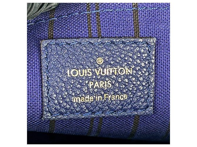 Louis Vuitton Borsa a tracolla Montaigne Monogram Navy - vista 12