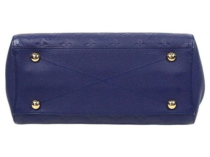 Louis Vuitton Borsa a tracolla Montaigne Monogram Navy - vista 4