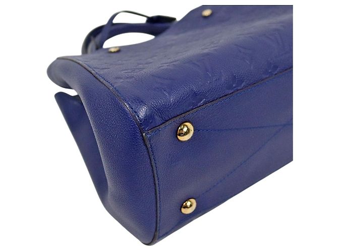 Louis Vuitton Borsa a tracolla Montaigne Monogram Navy - vista 5