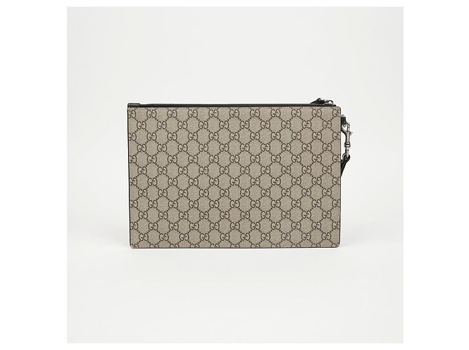 Gucci Supreme Bee Print Strap Pouch - vista 2
