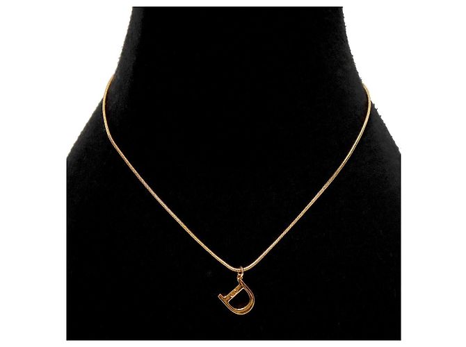Collar Dior D Logo Dorado - vista 5