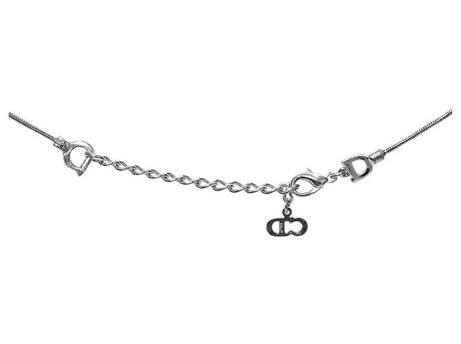 Collar plateado Dior - vista 3
