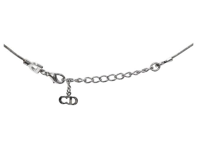 Collar plateado Dior - vista 4