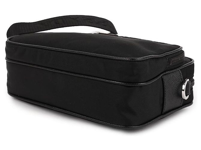 Borsa a tracolla Prada in nylon nero - vista 6