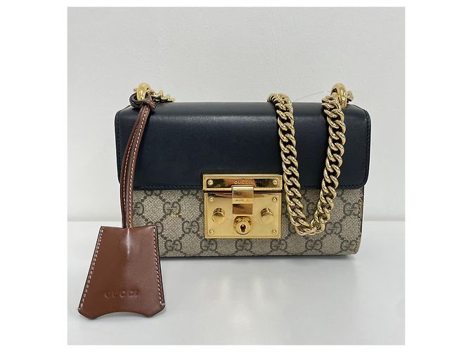 Borsa a tracolla Gucci Supreme nera - vista 2