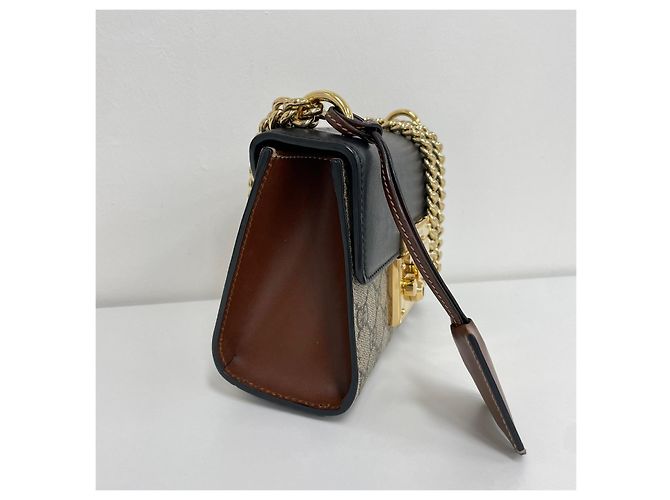 Borsa a tracolla Gucci Supreme nera - vista 4