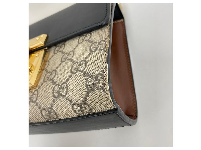 Borsa a tracolla Gucci Supreme nera - vista 6