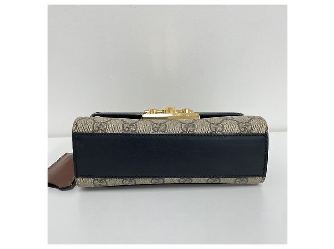 Borsa a tracolla Gucci Supreme nera - vista 7