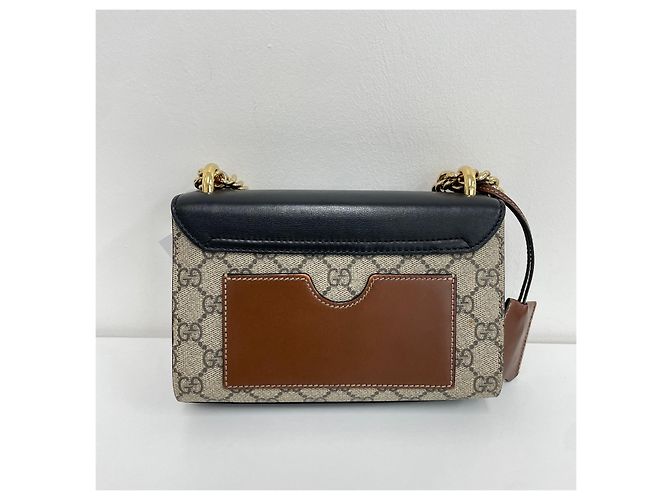 Borsa a tracolla Gucci Supreme nera - vista 8