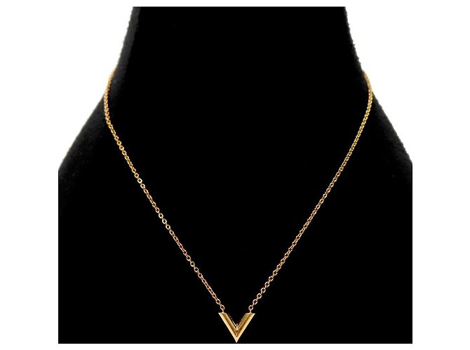 Louis Vuitton Collar Essential Gold - vista 5