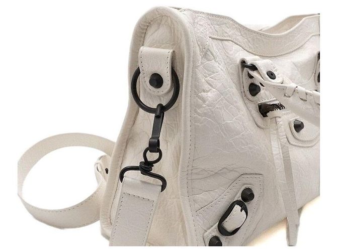 Balenciaga Borsa Tote Small e Borsa a Tracolla White Le City - vista 9