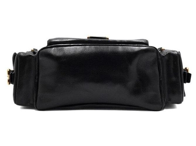 Chloé Borsa Tote, Borsa a Tracolla e Crossbody Camera in Pelle Nera Lucida - vista 6