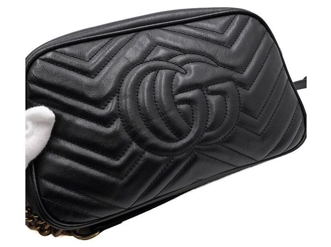 Gucci Picca borsa a spalla e crossbody Matelassé con catena - vista 11