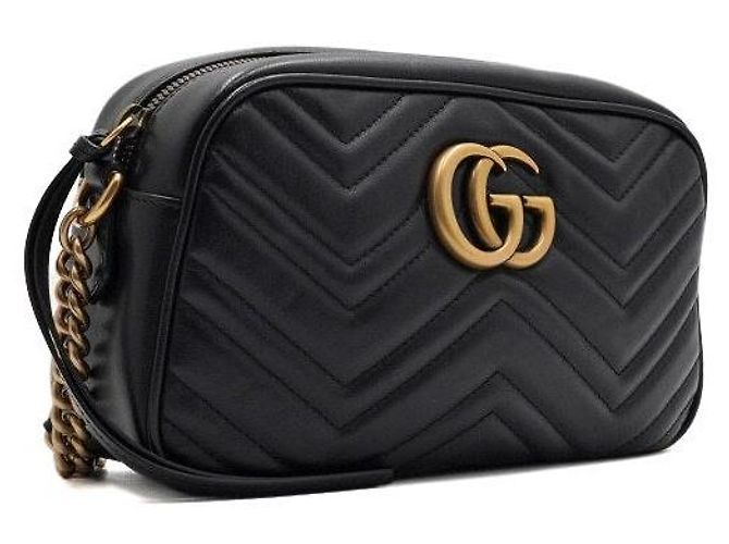 Gucci Picca borsa a spalla e crossbody Matelassé con catena - vista 4