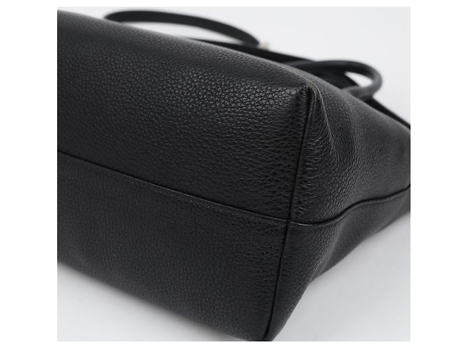 Prada Vitello Daino Black Schultertasche - Ansicht 11