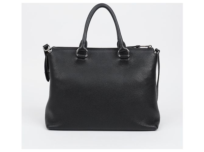 Prada Vitello Daino Black Schultertasche - Ansicht 4